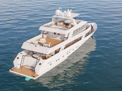 Yacht boat cruise collecttion 3 3D model