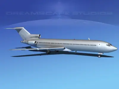 Boeing C-22B Bare Metal 3D model