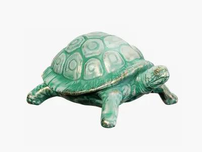 Sculptures of sea statuettes 01 3D model