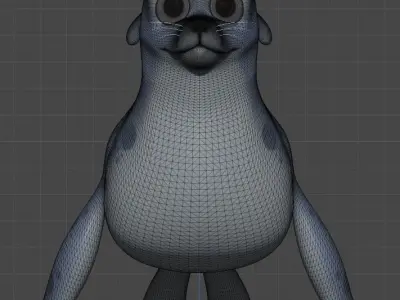 Phoque Free 3D model