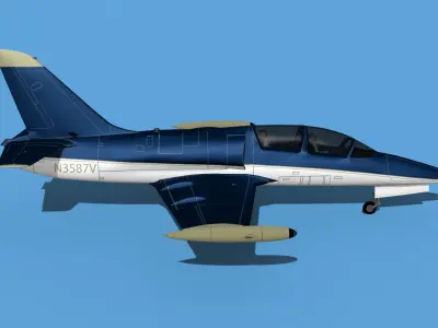 Aero Vodochody L-39C Albatross V06 3D model