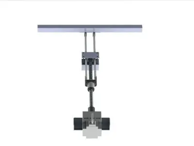 ball bearing power screw Free 3D model