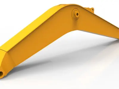 Excavator boom Free 3D model