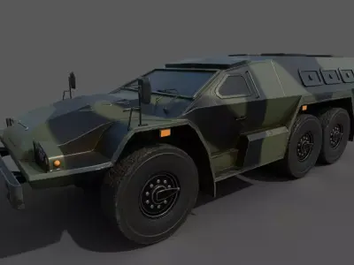 APC Bulat Low-poly 3D model