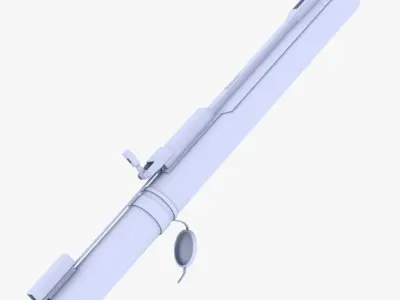 M72 LAW Launcher Low-poly 3D model