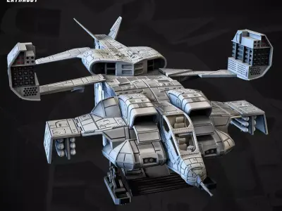 Dropship 32mm 3D print model