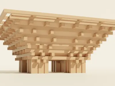 China Art Museum 3D print model