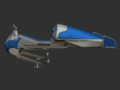 geonosian speeder custom 3D print model