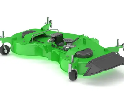 John Deere 60D High Capacity AutoConnect Mid-Mount Mower Deck 3D model