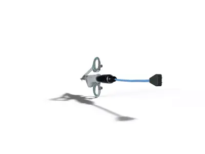 Sci-Fi Medical Forceps Low-poly 3D model