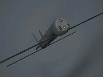 Switchblade 300 UAV Low-poly 3D model