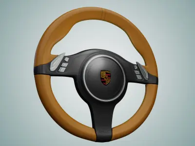 Steering Wheel  Free 3D model