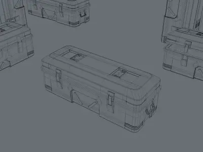 sci-fi box1 3D model