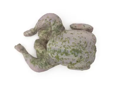 Raw Chicken seasoned with sage - 4K textures 3D model
