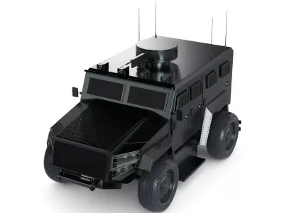 Military MRAP 3D model