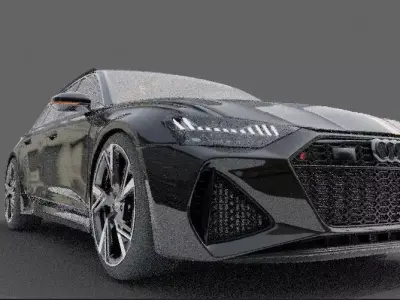 audi rs advant Free low-poly 3D model