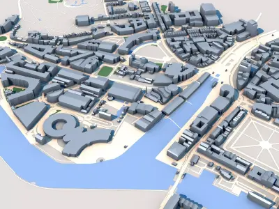 Bristol Cathedral England 3D model