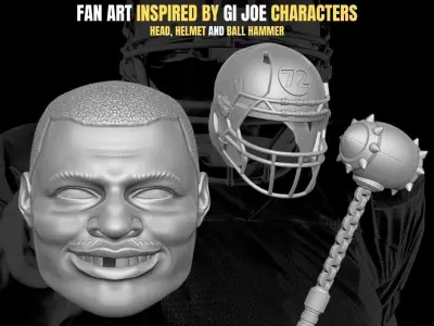 Fridge Kit fan art for action figures 3D print model