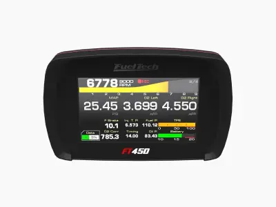 Fueltech FT450 ECU Low-poly 3D model