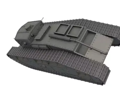 Medium Mark C Medium tank 3D model