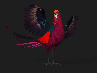 Pheasant A3 3D model