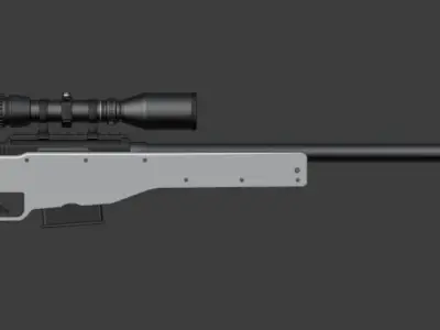 AWP Sniper Free 3D model