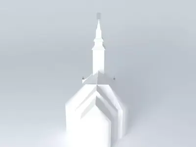 Krisztinavaros Lady of the Snows Parish Church 3D model