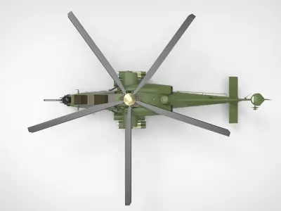 Agusta A129 Mangusta 3D model