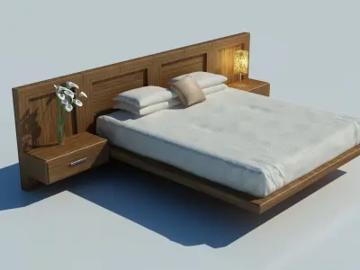 bed design Free 3D model purchase