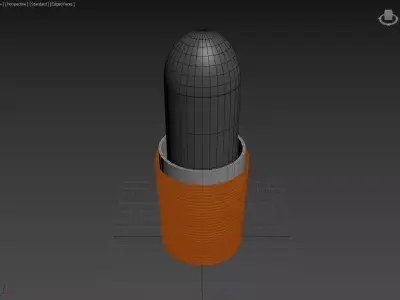Magnetically Assisted Solenoid Rocket Launcher Pad - Concept 3D model