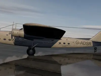 Armstrong Whitworth AW-27 Ensign 3D model