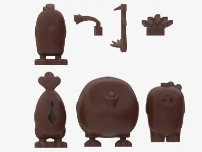 Lego Birds Collections 3D model