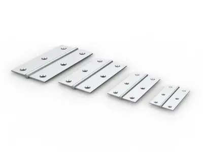 steel hinge 3D model