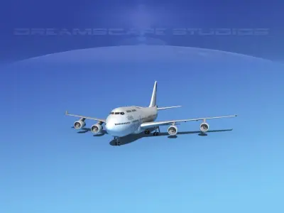 Boeing 747-400 Sabena 3D model