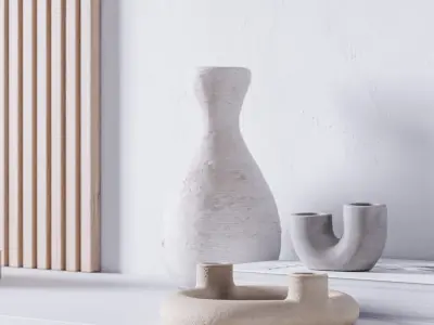  Concrete Ring Candle Holder Models 