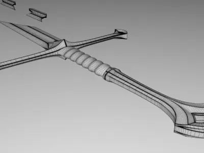 Narsil The Lord of the Rings Free 3D model