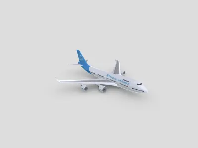 Boeing 747 General Electric 3D model