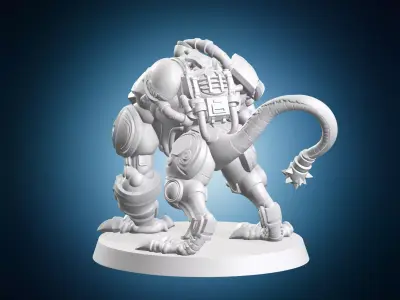 Gor Gor Rockeater Mechanical Beast 3D print model