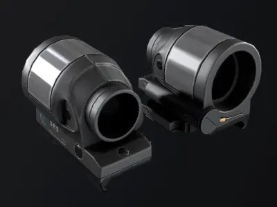 PBR SRS02 Sight Low-poly 3D model
