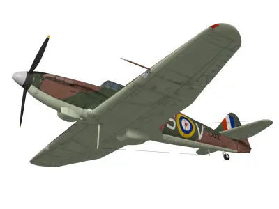 Boulton Paul Defiant Mk1 3D model
