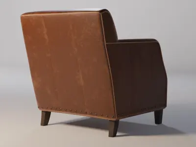 Fairfield Elgin Lounge Chair 3D model