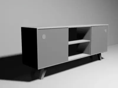 TV table Free 3D model
