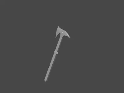 Climbing Hatchet Free low-poly 3D model