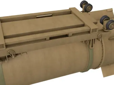 B41 Nuclear Bomb 3D model