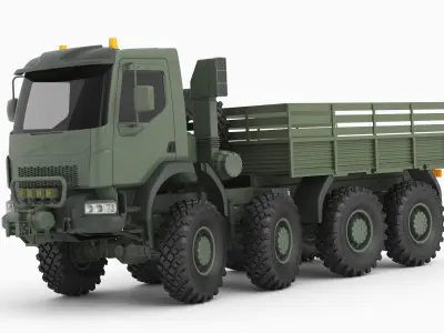 Military Truck 8x8 3D model