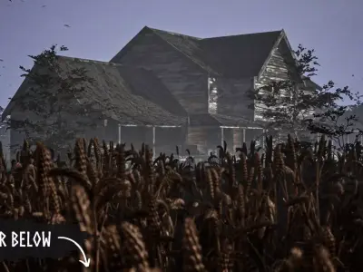 Modular Haunted House Low-poly 3D model