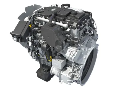 Detroit DD5 Engine 3D model