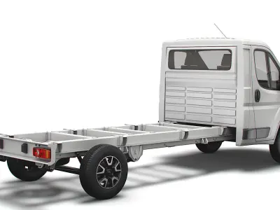 Opel Movano Chassis Truck Single Cab 4300WB 2022 3D model