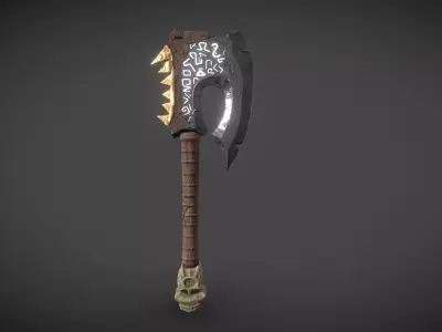 Game ready- AXE Free low-poly 3D model