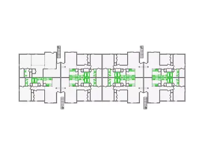 Commercial Interior Sketch - 14001-18000 SF - Xactimate 3D model